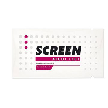 Screen Alcol Test 1 pz | Alcol test monouso salivare | SCREEN TEST